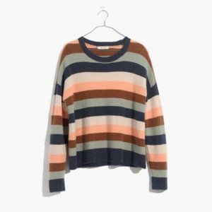 Madewell Pullover Sweater in Elmwood Stripe